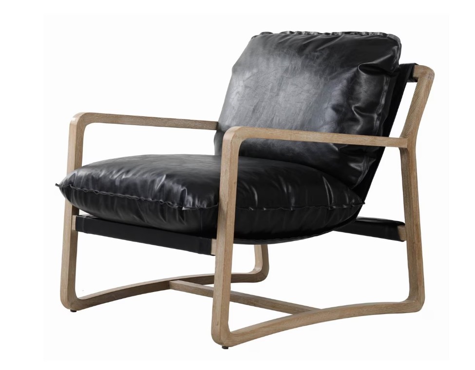 ACCORD RELAX CHAIR - OAK & PU