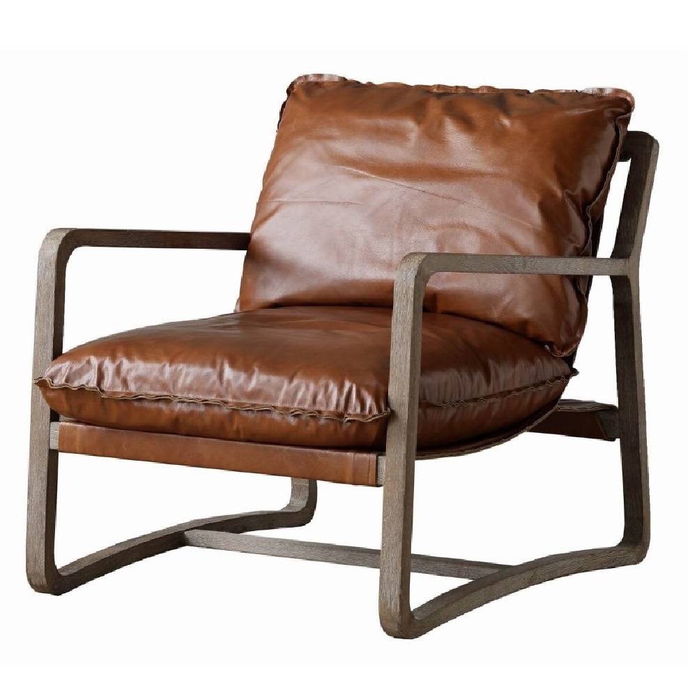 ACCORD RELAX CHAIR - OAK & PU