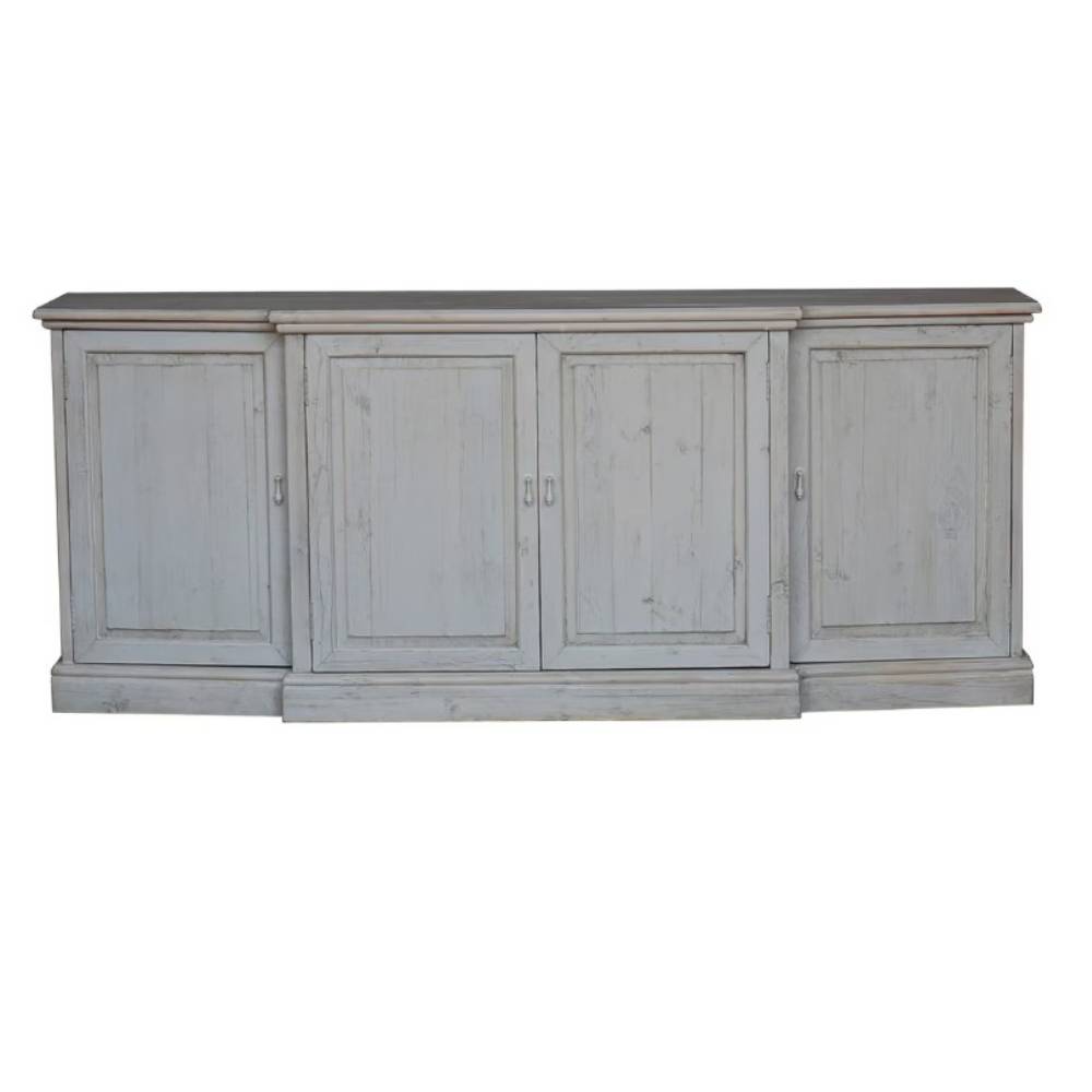 ANTIQUE WHITE SIDEBOARD - OLD PINE - Image 2