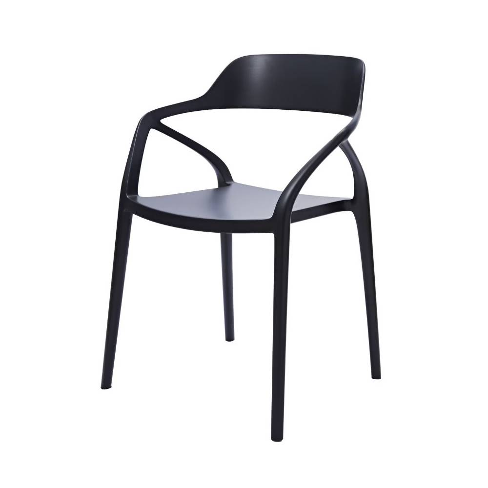 APPOLO PP DINING CHAIR- BLACK
