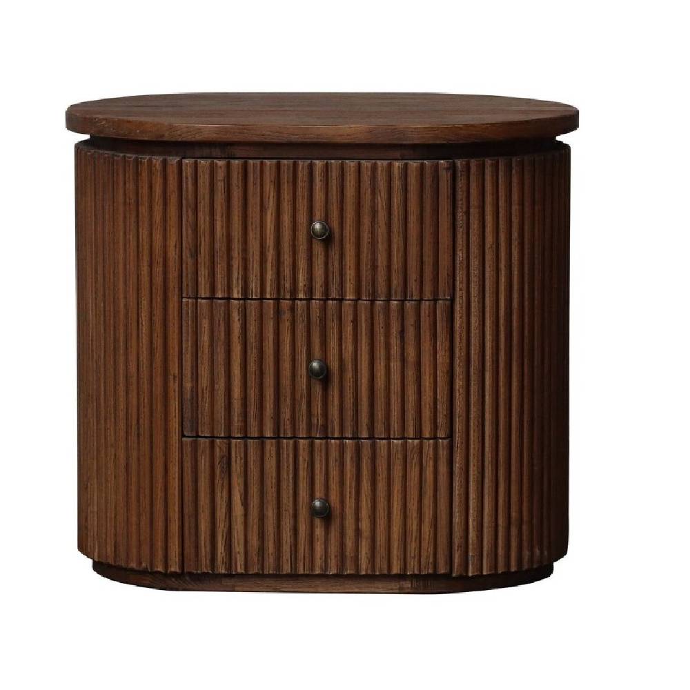 BEDSIDE/LAMP TABLE - OLD ELM