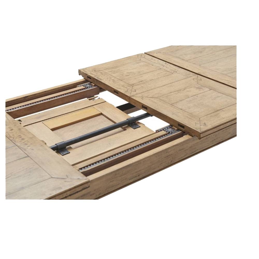 Bosquet Double Ext Dining Table - Rustic Light