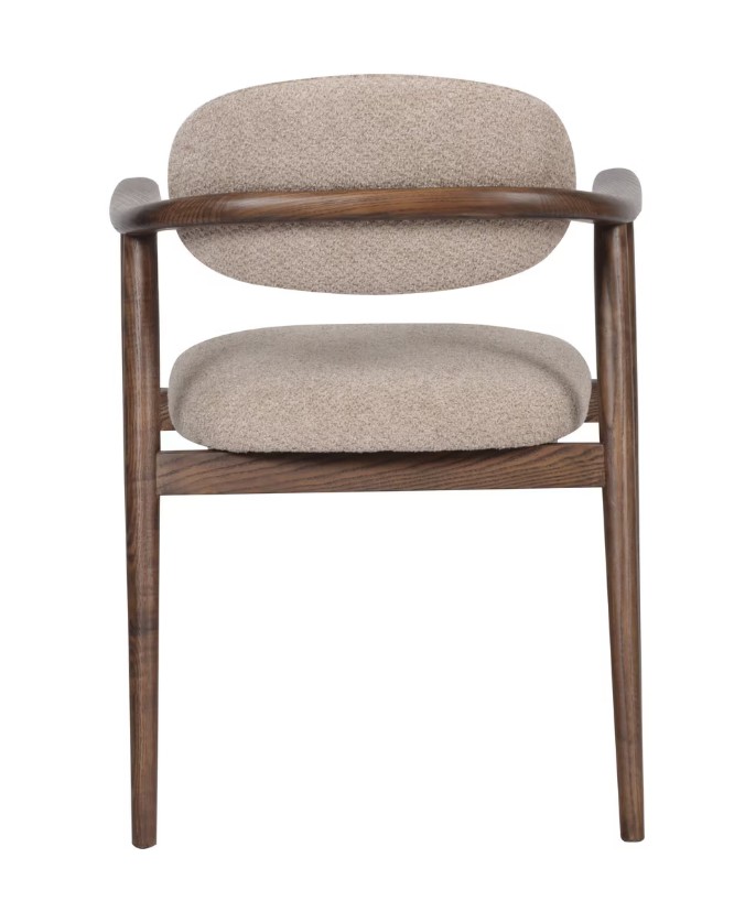CELLINI DINING CHAIR - ASHWOOD LGES AND FABRIC - Image 3