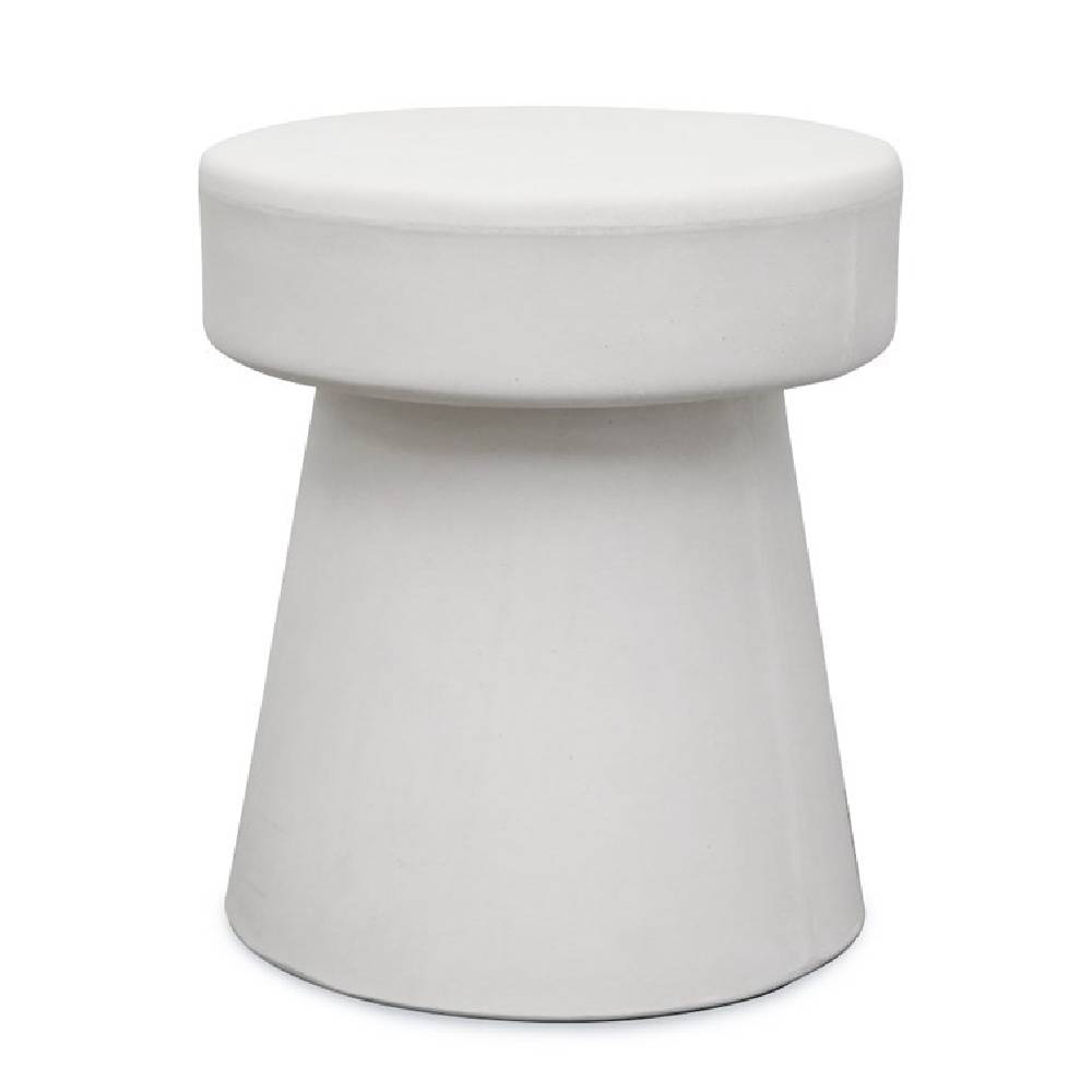 Mushroom Concrete Side Table / Stool - Grey