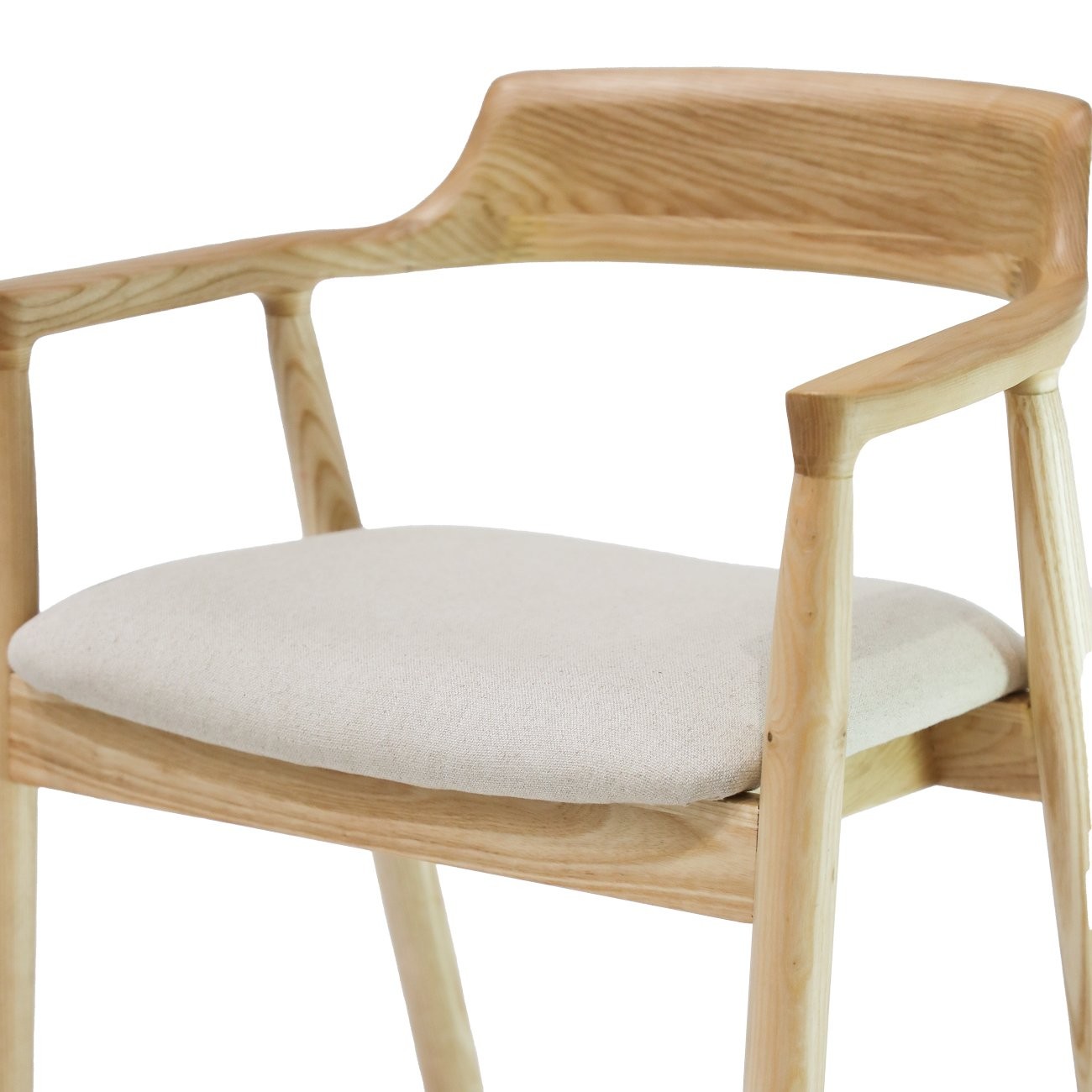 Ealing Barstool Natural Linen - Image 3