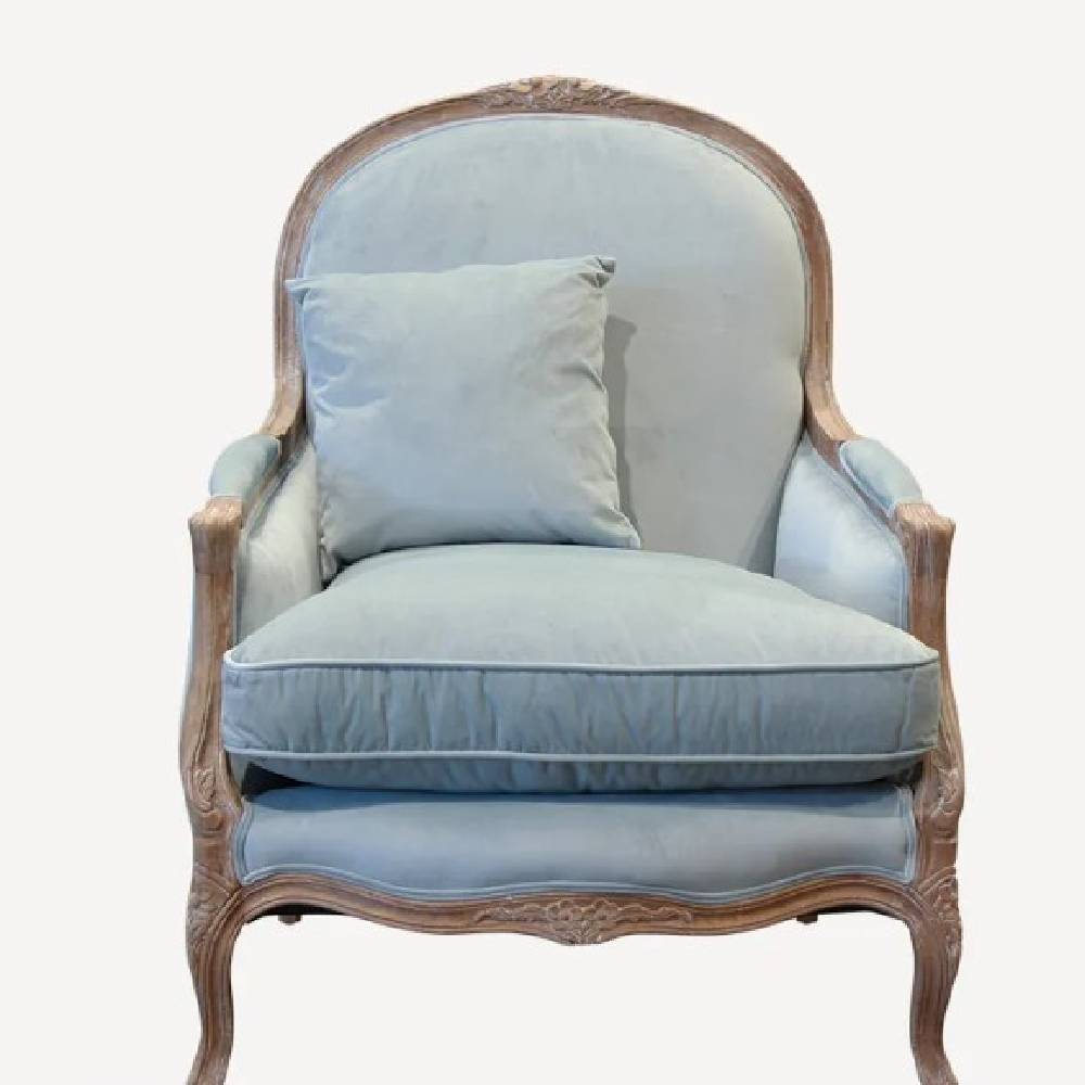 Elenor Chair Blue Velvet