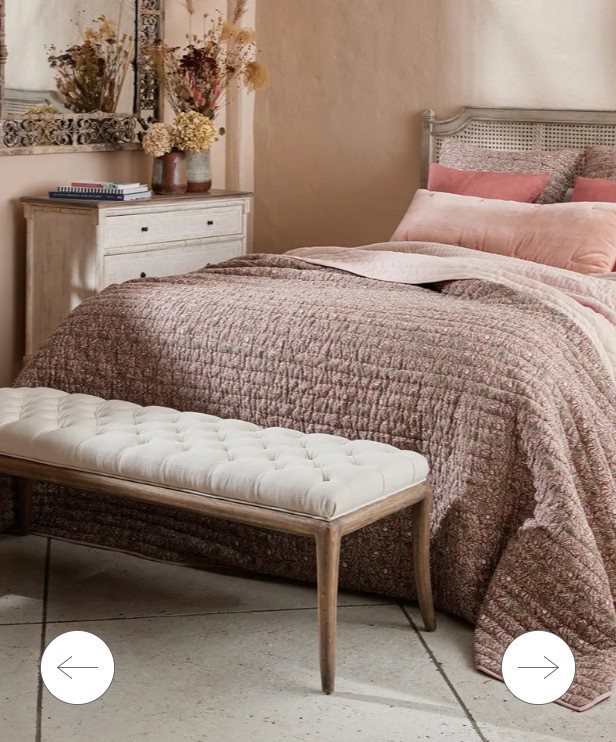 Florence Long Stool Natural - Image 2