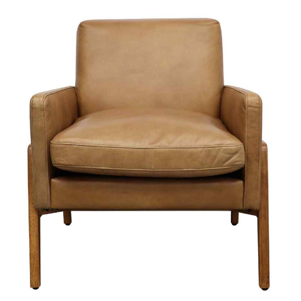 Sawyer Armchair - Black Leather