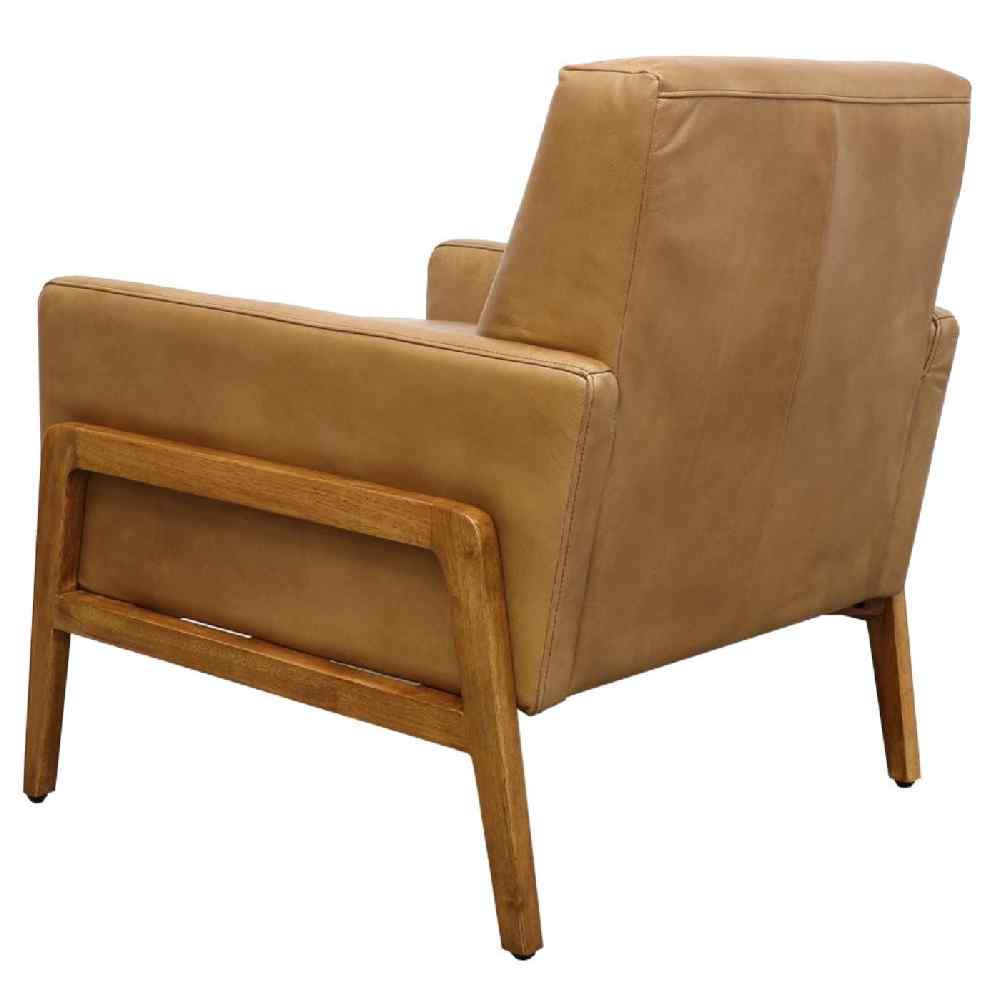 Sawyer Armchair - Black Leather - Image 3