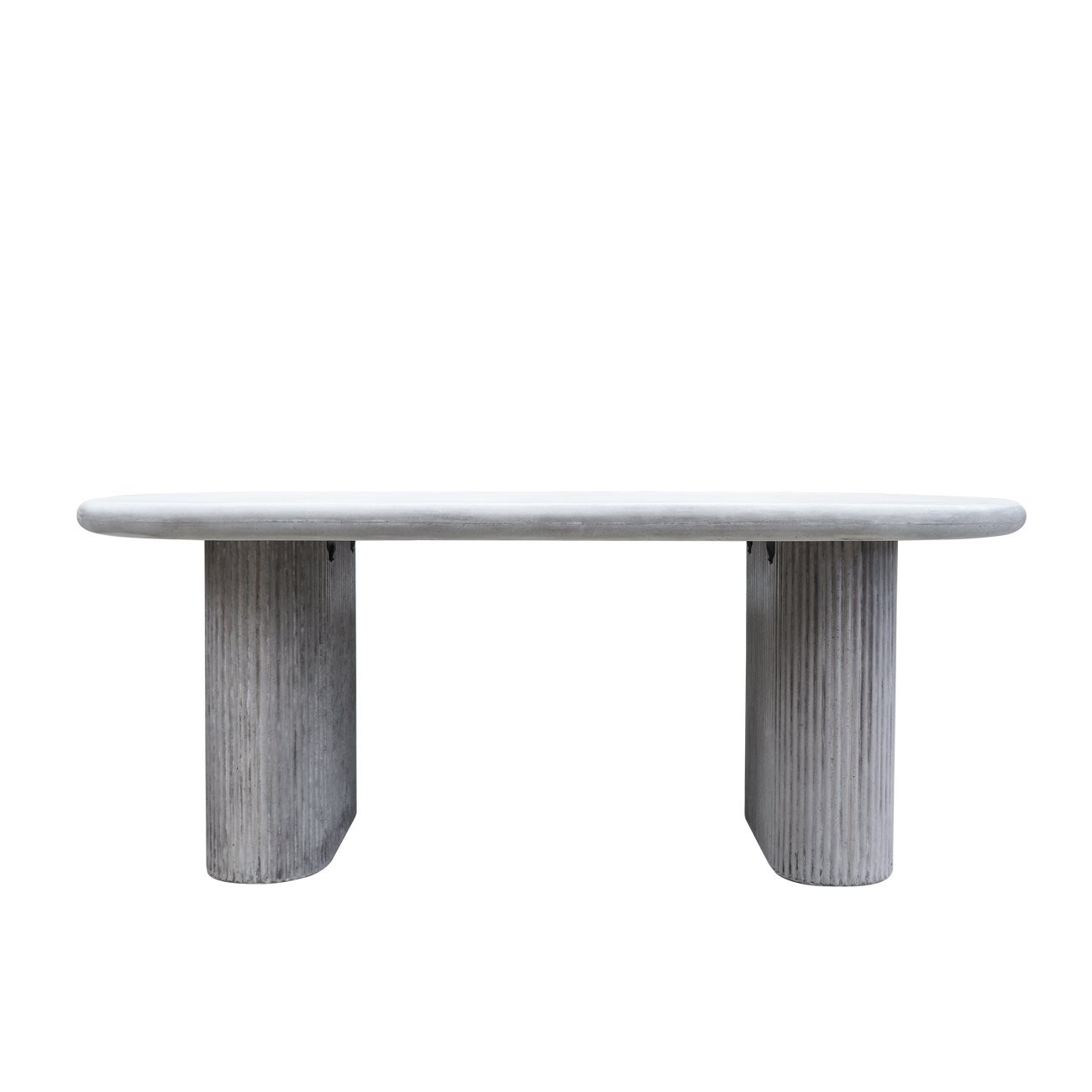 Solona Outdoor Concrete Table Grey - 200CM - Image 3