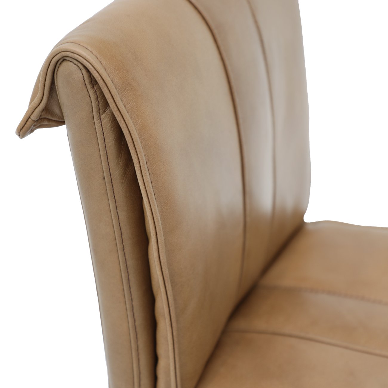 Foundry Leather Barstool 2 Colours, 2 Heights - Image 4