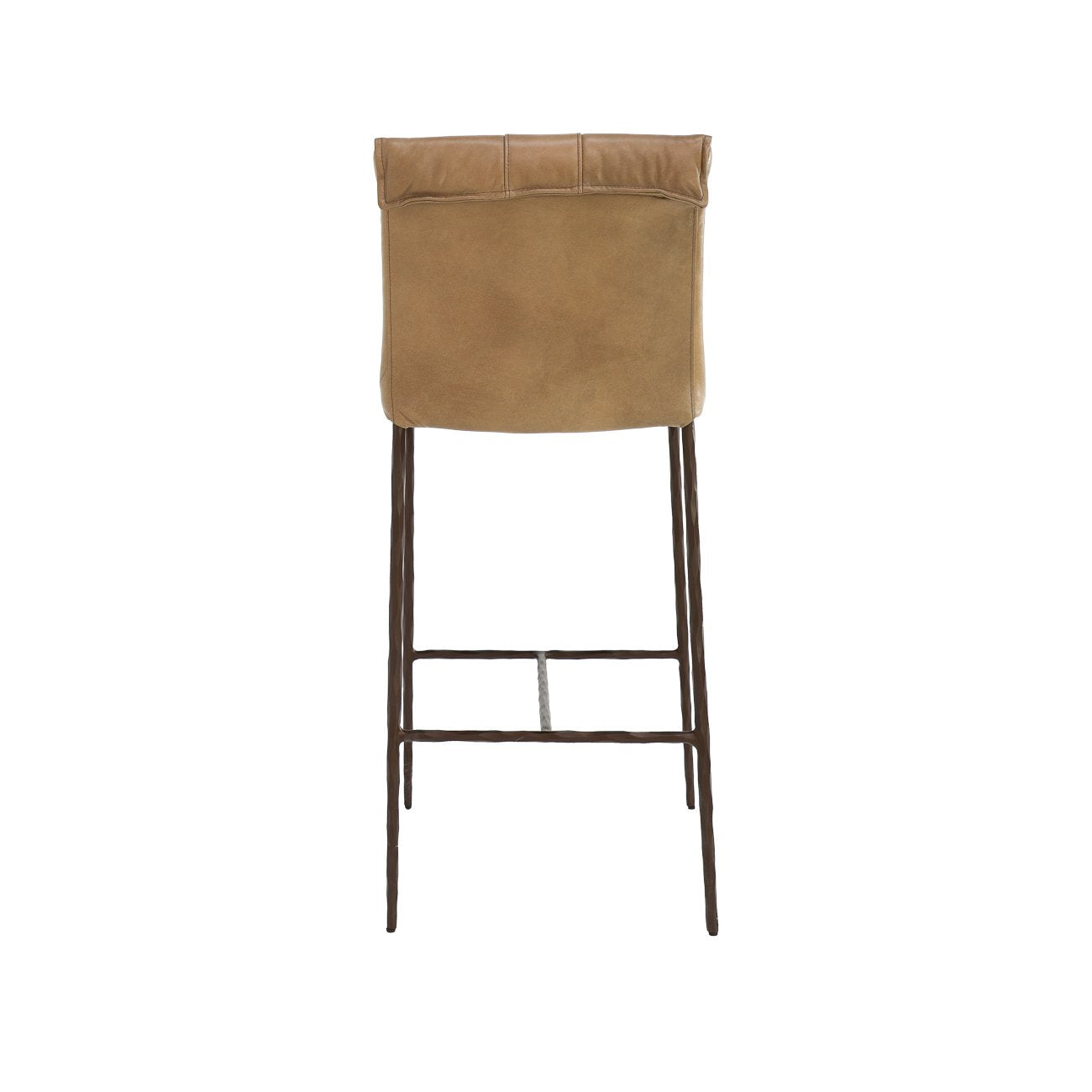 Foundry Leather Barstool 2 Colours, 2 Heights - Image 7